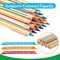 48 Pcs Rainbow Colored Pencils Bulk 7 Color in 1 Wooden Rainbow Pencil with 4 Pieces Sharpener
